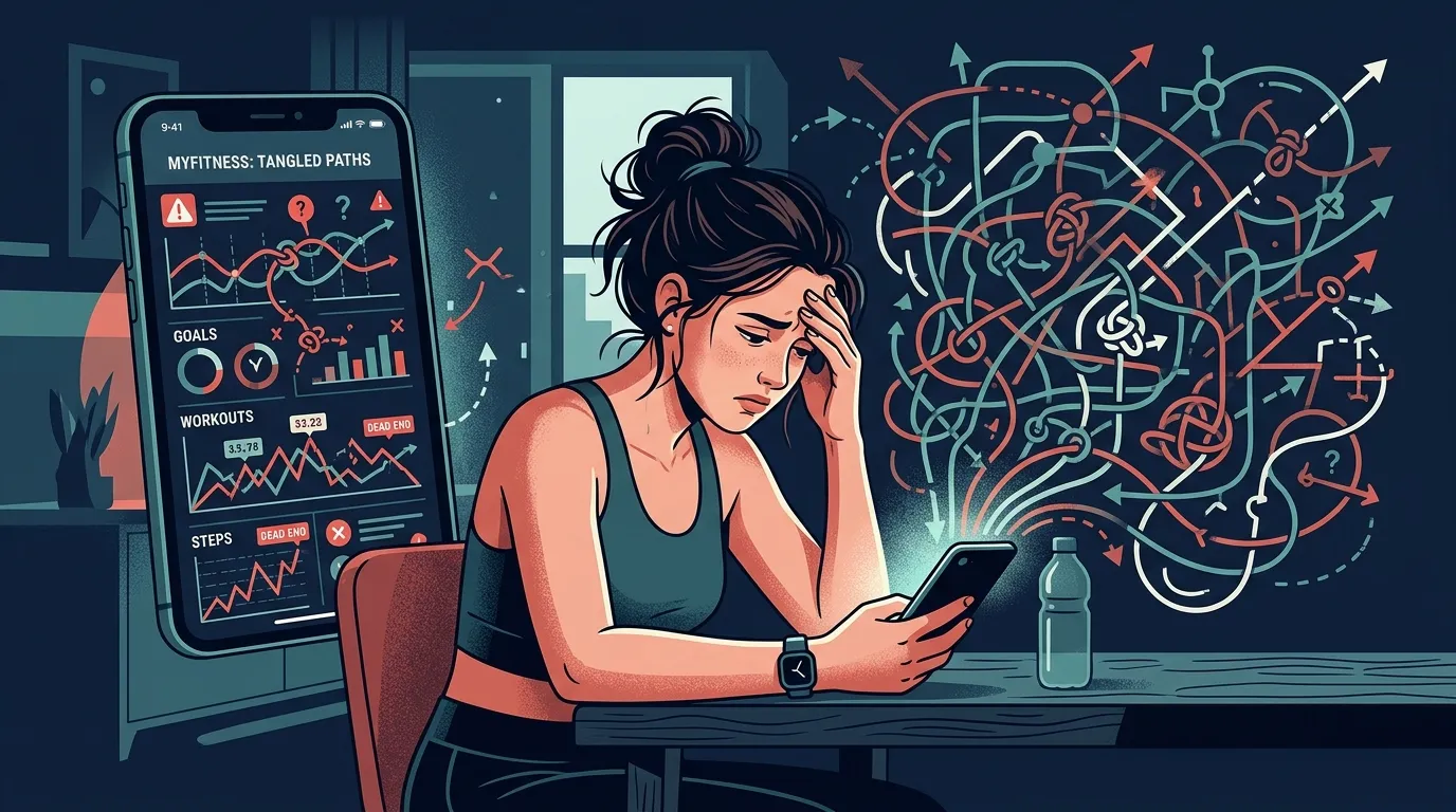 Fitness Apps User Frustration — visual guide for the The Feedback Loop Problem section