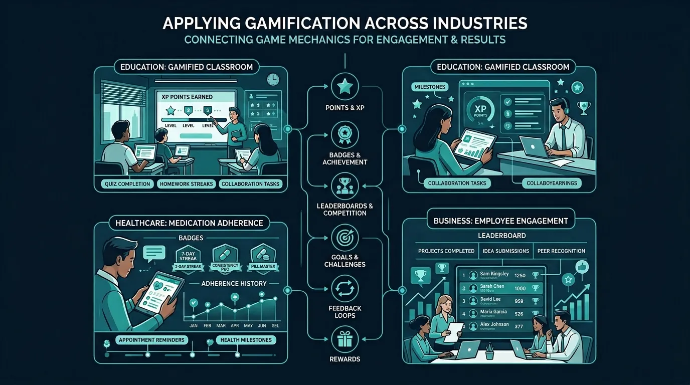 Gamification Across Industries — from How Video Games Taught Us to Build Better Fitness Apps