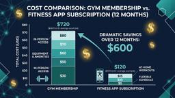 The Real Cost of Gym Memberships vs App Subscriptions