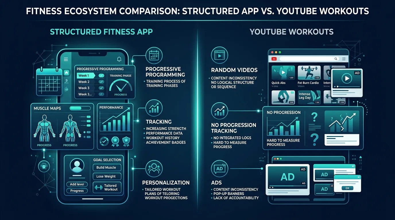 Workout Apps Vs Youtube Comparison — from Workout Apps vs YouTube Workouts: Which Is Actually Better?