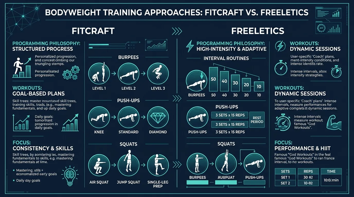 Fitcraft Vs Freeletics Bodyweight Training — from FitCraft vs Freeletics: Which Fitness App Is Right for You?