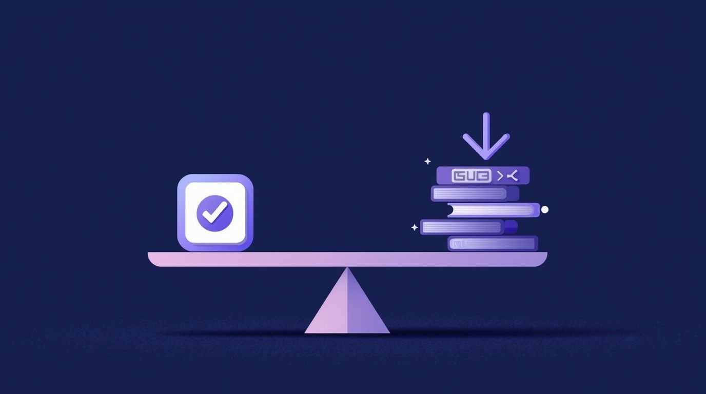 Illustration zur Wertbalance zwischen kostenlosen und bezahlten Fitness-Apps