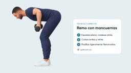 Remo con Mancuernas
