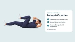 Fahrrad-Crunches