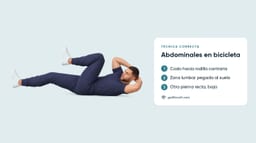 Abdominales en Bicicleta