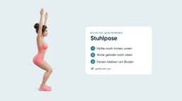 Stuhlpose