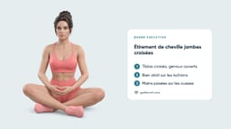 Étirement de Cheville Jambes Croisées