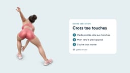 Cross Toe Touches
