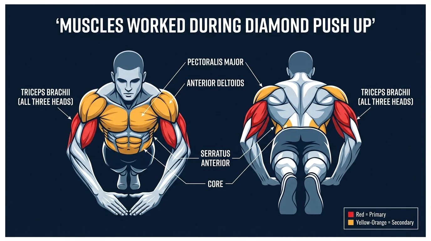 How To Do Diamond Push Ups Form Mistakes Progressions 2026 FitCraft How To Do Diamond Push Ups Form Mistakes Progressions 2026 FitCraft