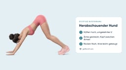 Herabschauender Hund