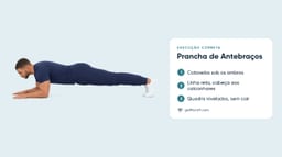 Prancha de antebraços