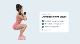 Dumbbell Front Squat