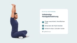 Vollständige Handgelenkdehnung