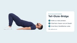 Teil-Glute-Bridge