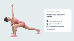 Halbkniender triplanarer Stretch