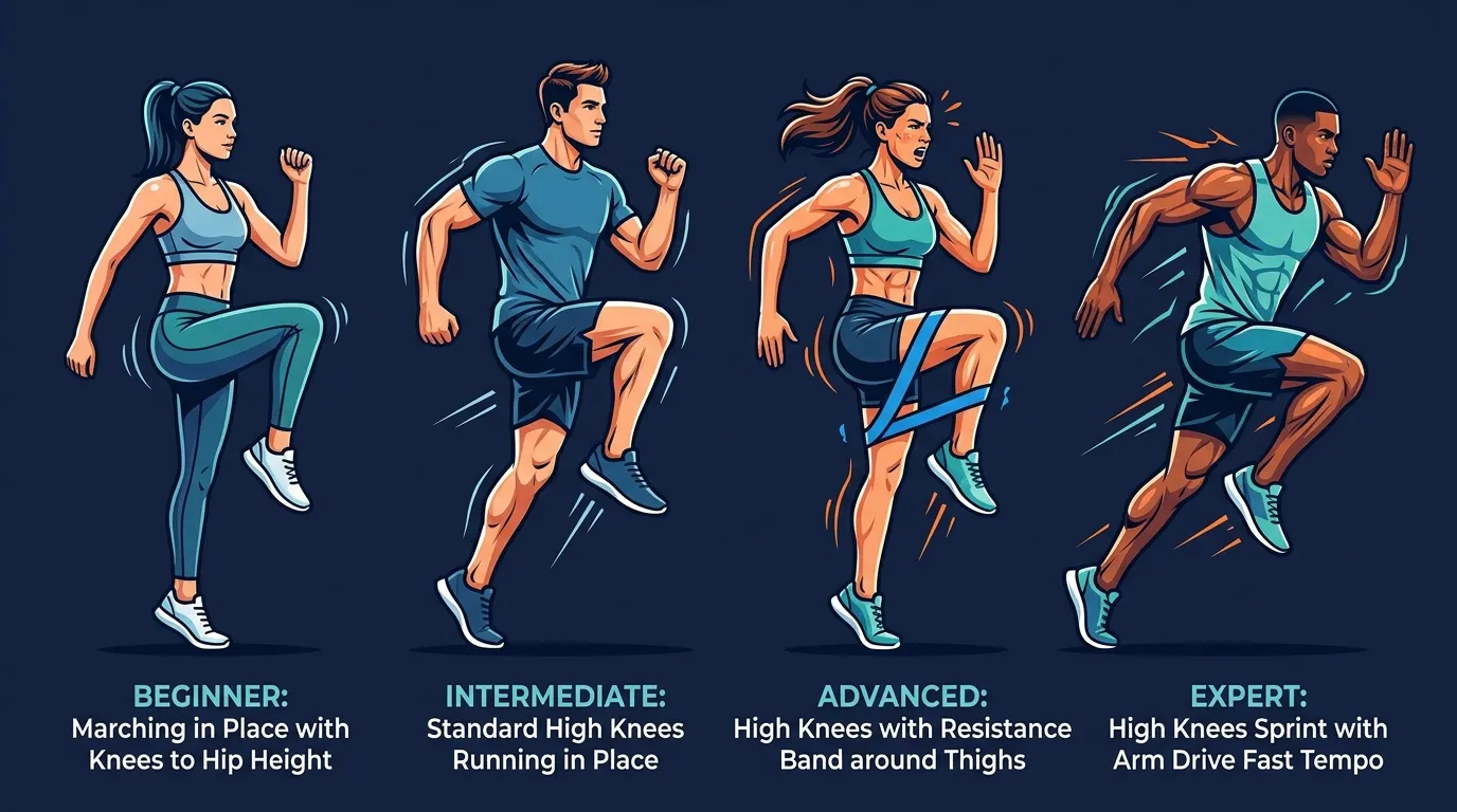 How To Do High Knees Form Mistakes Progressions 2026 FitCraft