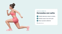 Zancadas con salto