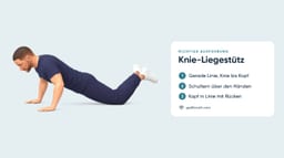 Knie-Liegestütze