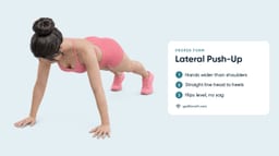 Lateral Push Up
