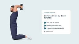 Extension triceps au-dessus de la tête