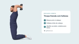 Tríceps francês em pé