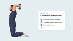 Overhead Tricep Press