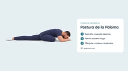 Postura de la Paloma