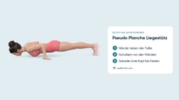 Pseudo Planche Liegestütze