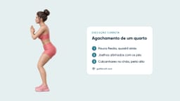 Agachamentos de um Quarto