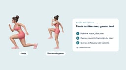 Comment faire la Fente Arrière avec Montée de Genou