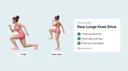 Rear Lunge Knee Drive