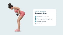 Reverse Row mit Hanteln