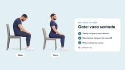 Gato-Vaca Sentado