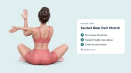 Seated Rear Delt Stretch