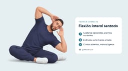 Flexiones Laterales Sentado