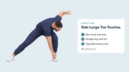 Side Lunge Toe Touch