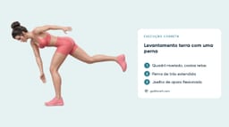 Levantamento Terra com Uma Perna