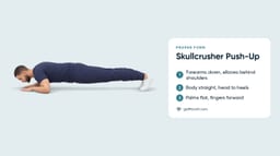 Skullcrusher Push Up