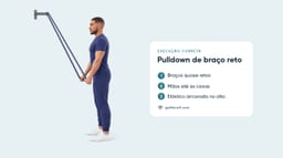 Pulldown de Braço Reto