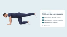 Kickbacks de Pierna Recta