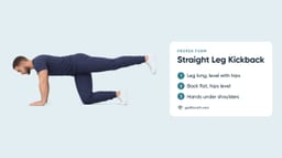 Straight Leg Kickback