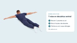 T raise en Décubitus Ventral