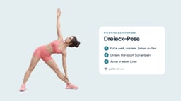 Dreieck-Pose (Trikonasana)