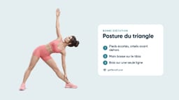 Posture du Triangle (Trikonasana)
