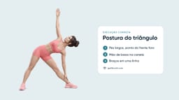 Postura do Triângulo (Trikonasana)