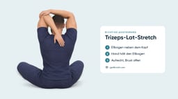Trizeps-Lat-Stretch