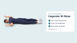 Liegender W-Raise