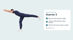 Posture du Guerrier 3 (Virabhadrasana III)