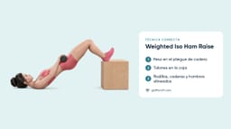 Weighted Iso Ham Raises