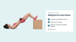 Weighted Iso Ham Raises